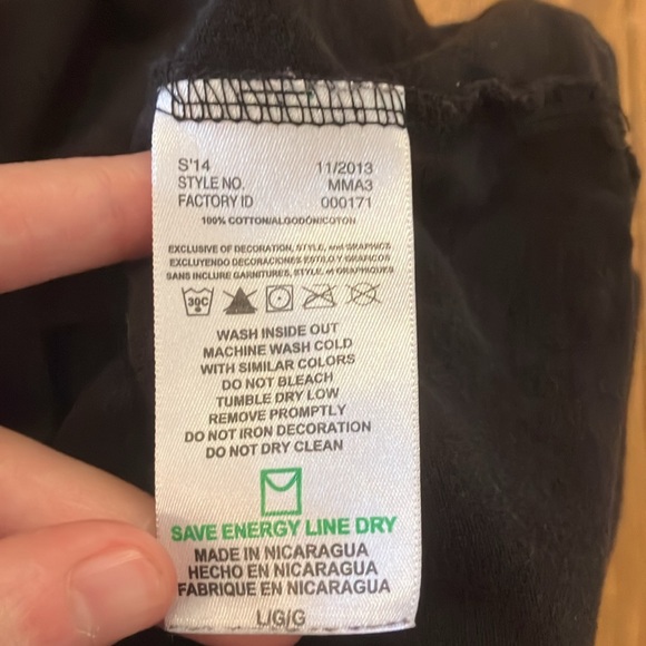 Men’s Chicago white Sox black tee shirt size large - Picture 4 of 6